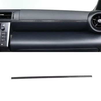 Аксессуар для интерьера из настоящего углеродного волокна, накладка на боковую панель приборной панели для Toyota GR86 Для Subaru BRZ 2021+ - Изображение 1  