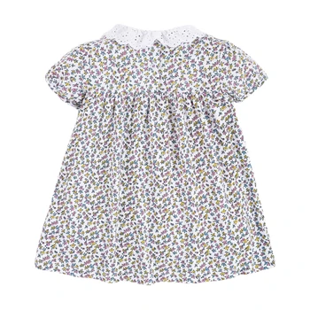Little Maven/ одежда для девочек с цветочным принтом, летняя детская одежда, платья с короткими рукавами для девочек, платье принцессы, Vestidos, хлопок - Изображение 2  