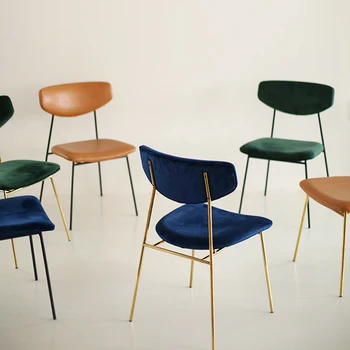 Современные стулья для гостиной, столовой, кухни, сада, кемпинга, шезлонга, Скандинавского ресторана, поддержки спины, Sandalye Nordic Furniture - Изображение 2  