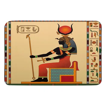 Древний Египет, коврик для пола в спальне, коврик для входа в дом, Ковер для украшения двери в кухню, ванную, Гостиную, противоскользящий коврик для ног - Изображение 2  
