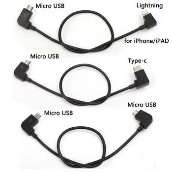 Для DJI MINI SE Кабель для передачи данных MAVIC Pro/Mavic 2 Air Micro USB к линии освещения/type C / Micro USB для iPhone Для Pad для xiaomi - Изображение 1  