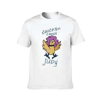 Футболка Chicken Choice Judy, футболка с животным принтом для мальчиков, милая одежда, Короткая футболка, пустые футболки, комплект мужских футболок - Изображение 2  