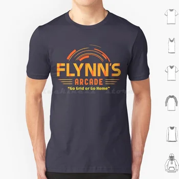 Футболка Flynn'S Arcade Большого размера из 100% хлопка Tron Flynns Flynn Arcade Legacy Grid Race - Изображение 1  
