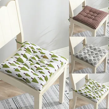 Квадратная подушка для стула, подушка для сиденья с противоскользящим ремнем, внутренняя и наружная Подушка для дивана, подушка для домашнего офиса, автомобиля - Изображение 2  