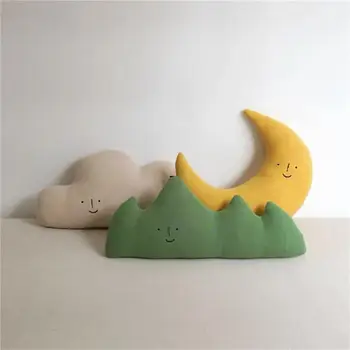 Декоративная Высокоэластичная Детская Кроватка Moon Pillow Decor для Детской Комнаты - Изображение 2  