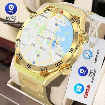 2023 Новые смарт-часы ECG + PPG для HUAWEI Watches Ultimate с 1,5-дюймовым 454*454 HD экраном Bluetooth Call Smartwatch Мужские GPS Спортивные часы - Изображение 1  