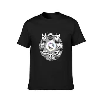 Футболки с настенной росписью Battle Cats Nekoluga, однотонные футболки, мужские забавные футболки - Изображение 2  