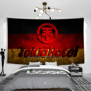 Гобеленовый баннер Tokio Hotels На Заказ, Флаг, Висящий На стене Гостиной, Украшение Спальни - Изображение 1  
