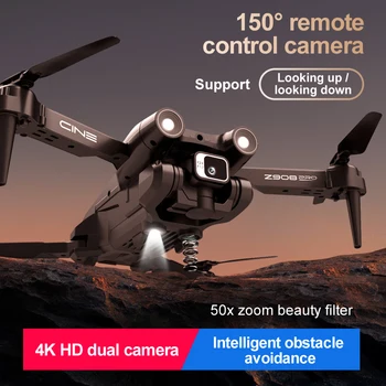 Z908 PRO Mini Drone 4K Профессиональный WIFI квадрокоптер, видео в формате HD, 25 кадров в секунду, фото в формате 15 минут, максимальное время полета, обнаружение препятствий в трех направлениях - Изображение 2  
