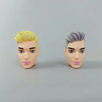 Модный макияж для волос, парень Барби, принц Кен, кукольная голова, мужская кукла для голов 12 