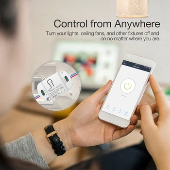 Беспроводной таймер 10A, умный дом, светодиодная подсветка, приложение Smart Life, модуль автоматизации голосового управления - Изображение 2  
