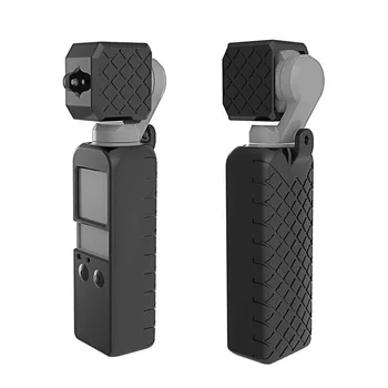 Мягкий силиконовый чехол PULUZ 2 в 1 с алмазной текстурой, защитный чехол для карманной ручной карданной камеры DJI OSMO - Изображение 1  