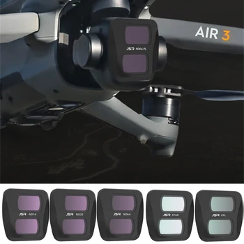 Для DJI Air 3 Комплект Аксессуаров Для Защиты объектива И фильтра ND8 ND16 ND32 ND64 Night MCUV CPL Polar Filter Камера Дрона Для DJI Air3 Kit - Изображение 1  