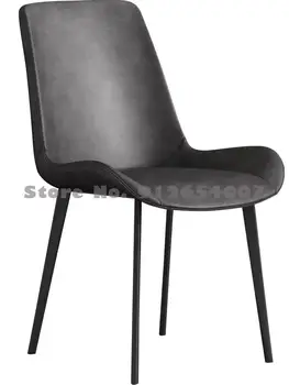 Обеденный стул Для дома, современный минималистичный ресторан в скандинавском стиле, Сетчатый красный стул, Легкий роскошный Креативный Дизайнерский стул для отдыха - Изображение 1  
