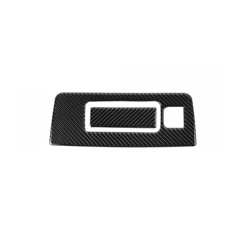 Отделка ящика для хранения подлокотника для Chevrolet Silverado GMC Sierra 2014-2018 Аксессуары из мягкого углеродного волокна - Изображение 1  