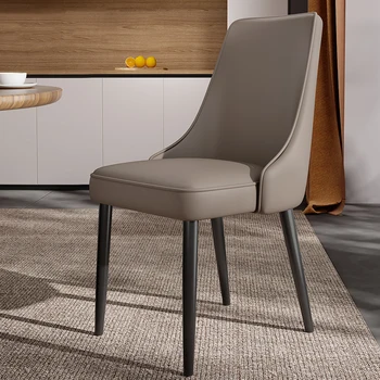 Мягкое офисное обеденное кресло Дизайнерский салон Дизайнерские стулья для спальни Удобные Уникальные шезлонги Мебель для дома Salle Manger - Изображение 1  
