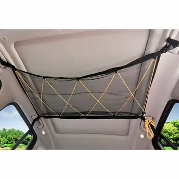 Эластичная грузовая сетка для крыши и потолка автомобиля, сумка для хранения для фургона - Изображение 2  