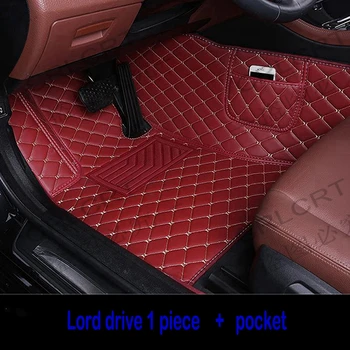 Кожаный Основной коврик для вождения автомобиля CRLCRT, 1 шт. для Bmw X5 E53 E70 2004-2013 2014- 2016 2017 2018 Ковровое покрытие для салона на заказ - Изображение 1  