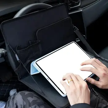 Универсальный автомобильный поднос для еды, Рулевое колесо, стол для ноутбука, планшета, ноутбука, Автомобильный дорожный столик для водителей - Изображение 2  