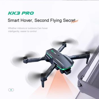 Новый KK3 Pro Drone 4K Professional HD, Игрушки для двойного квадрокоптера с Wi-Fi FPV, Дистанционный квадрокоптер, Складной радиоуправляемый Дрон - Изображение 2  