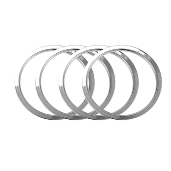 Для Nissan Qashqai J11 2014-2018, хромированная наклейка в форме кольца для автомобильного динамика, Внутренняя рамка, крышка динамика, автозапчасти - Изображение 1  