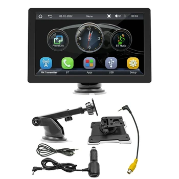 9-дюймовое автомобильное портативное радио Bluetooth MP5 Мультимедийная навигация Стерео Беспроводной Carplay Android Auto - Изображение 1  