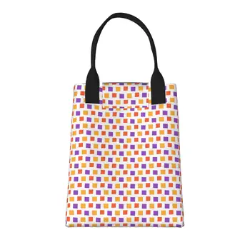 Абстрактная мозаика, большая модная сумка для покупок с ручками, многоразовая хозяйственная сумка из прочной винтажной хлопчатобумажной ткани - Изображение 1  