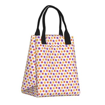 Абстрактная мозаика, большая модная сумка для покупок с ручками, многоразовая хозяйственная сумка из прочной винтажной хлопчатобумажной ткани - Изображение 2  