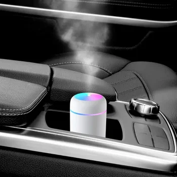 Увлажнитель воздуха Диффузор ароматического масла USB Распылитель холодного тумана с красочным ночником для домашней автомобильной электроники - Изображение 2  