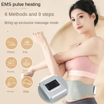 Новый пояс для импульсного массажа EMS для мужчин и женщин SKG, устройство для массажа талии для защиты талии и теплый нагревательный пояс - Изображение 2  