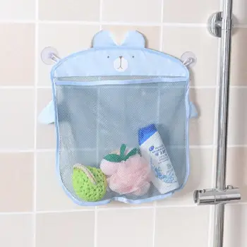 Детский сетчатый мешок для душа в форме мультяшного животного для игрушек для ванны, подвесной органайзер для хранения в ванной, держатель для детских игрушек для воды, сетчатый мешок для игрушек - Изображение 1  