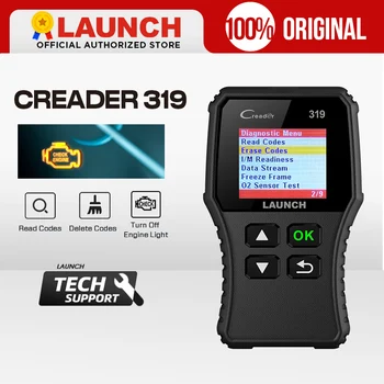 Launch X431 Creader 319 CR319 Автоматический считыватель кодов Полный OBDII EOBD Автомобильный Диагностический инструмент OBD2 Сканер - Изображение 1  