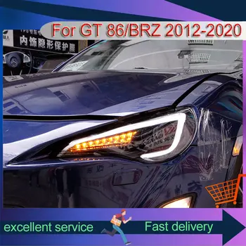 Автомобильные фары для Toyota GT 86 BRZ 2012-2020 Модификация Обновление автомобильных аксессуаров Дальний ближний свет ксеноновые передние лампы - Изображение 2  