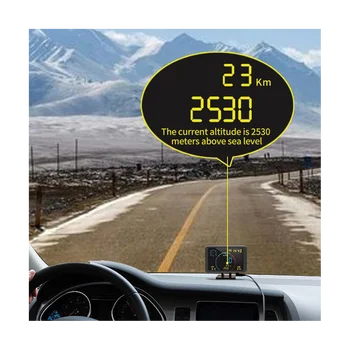 Спидометр, GPS-одометр, HUD-дисплей, высотомер автомобиля - Изображение 1  