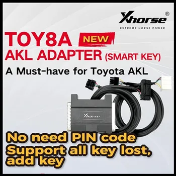 2023 Новейший Xhorse VVDI XDBASK Для Toyota 8A AKL Smart Key Adapter для Всех Потерянных Ключей С Key Tool Plus - Изображение 1  