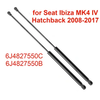 6J4827550C 6J4827550B Газовые Стойки Багажника Задней Двери Автомобиля Подъемная Опора Амортизаторы для Хэтчбека Seat Ibiza MK4 IV 2008-2017 - Изображение 1  