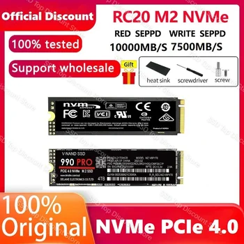 SSD NVME M2 Внутренний Жесткий Диск 4 тб 512 гб PCIe 4.0 x4 для Ноутбуков Планшетов ps5 2280 мм 2 тб 1 тб ssd nvme m2 внутренний ssd disco duro - Изображение 1  