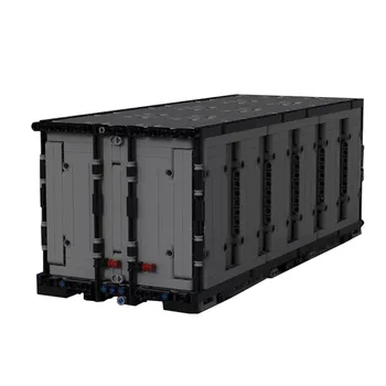 Классические строительные блоки MOC-25627 1: 16,5 для сборки грузовых контейнеров Строительные блоки 974 шт. Игрушки для взрослых и детей - Изображение 2  