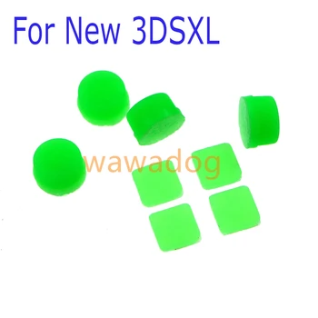 50 комплектов Корпуса Корпус Винтовые Ножки Крышка для Нового 3DS XL 3DS LL Резиновые Накладки для Нового 3DSXL 3DSLL - Изображение 2  
