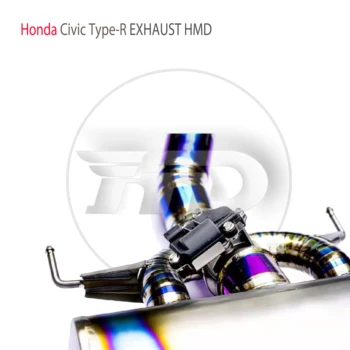 Клапан производительности выхлопной системы из титанового сплава HMD Catback подходит для глушителя Honda Civic Type-R для автомобилей - Изображение 2  