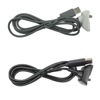 USB-кабель для зарядки Беспроводной игровой контроллер Геймпад Джойстик Блок питания Кабель зарядного устройства Игра для Xbox 360 - Изображение 1  