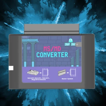 Конвертер игровых карт MS В MD, игровая видеокассета, конвертер MS / MD для SEGA Mega Drive для Master System для Megedrive - Изображение 1  