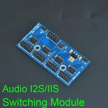 Модуль переключения 4-полосного аудио I2S/IIS DYKB, буферная плата I2S, Выберите 1 из 4 наборов сигналов 