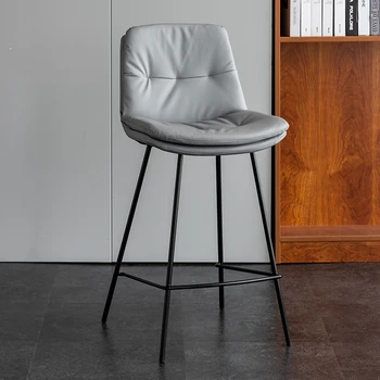 Декоративный барный обеденный стул Вспомогательный обеденный стул для переодевания В комплекте с эргономичной дизайнерской мебелью Sedie Sala Da Pranzo GG - Изображение 2  