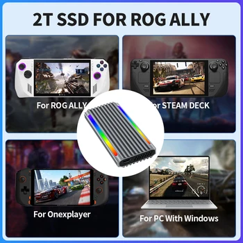 Твердотельный накопитель M.2 SSD емкостью 2 ТБ Для ROG ALLY/ Steam Deck / PC Retrobat & Playnite с 38000 ретро-играми AAA Для PS3 /PS2 /PS1/WIIU - Изображение 2  