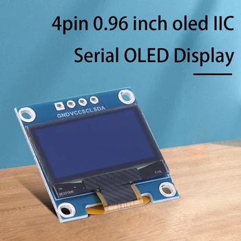 0,96-дюймовый OLED LCD Светодиодный Дисплейный Модуль 4pin IIC 3.3-5V SSD1315 Drive Белый/Синий/Желто-Синий Дисплей для Arduino/Raspberry Pi/BBC - Изображение 1  