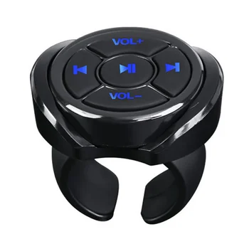 Беспроводная мультимедийная кнопка Bluetooth Пульт дистанционного управления автомобилем, мотоциклом, велосипедом, рулевым колесом, пультом воспроизведения музыки для телефона, планшета - Изображение 1  