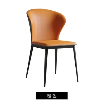Легкий роскошный обеденный стул домашний минималистичный стул со спинкой в скандинавском стиле, современный ресторан, кафе для отдыха, отель, стул для переговоров - Изображение 1  