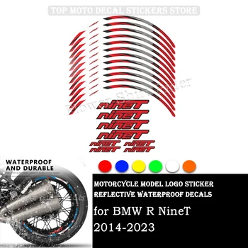 3D Устойчивая К Царапинам Наклейка На Колесо Мотоцикла Водонепроницаемая Наклейка На Ступицу Обод В Полоску Лента 17 Дюймов Для BMW R nineT RnineT Racer Pure - Изображение 1  