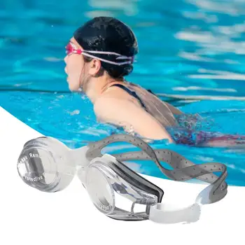 Очки для плавания, ударопрочные противотуманные очки, регулируемые противотуманные очки для плавания, унисекс, очки для дайвинга для мужчин - Изображение 2  